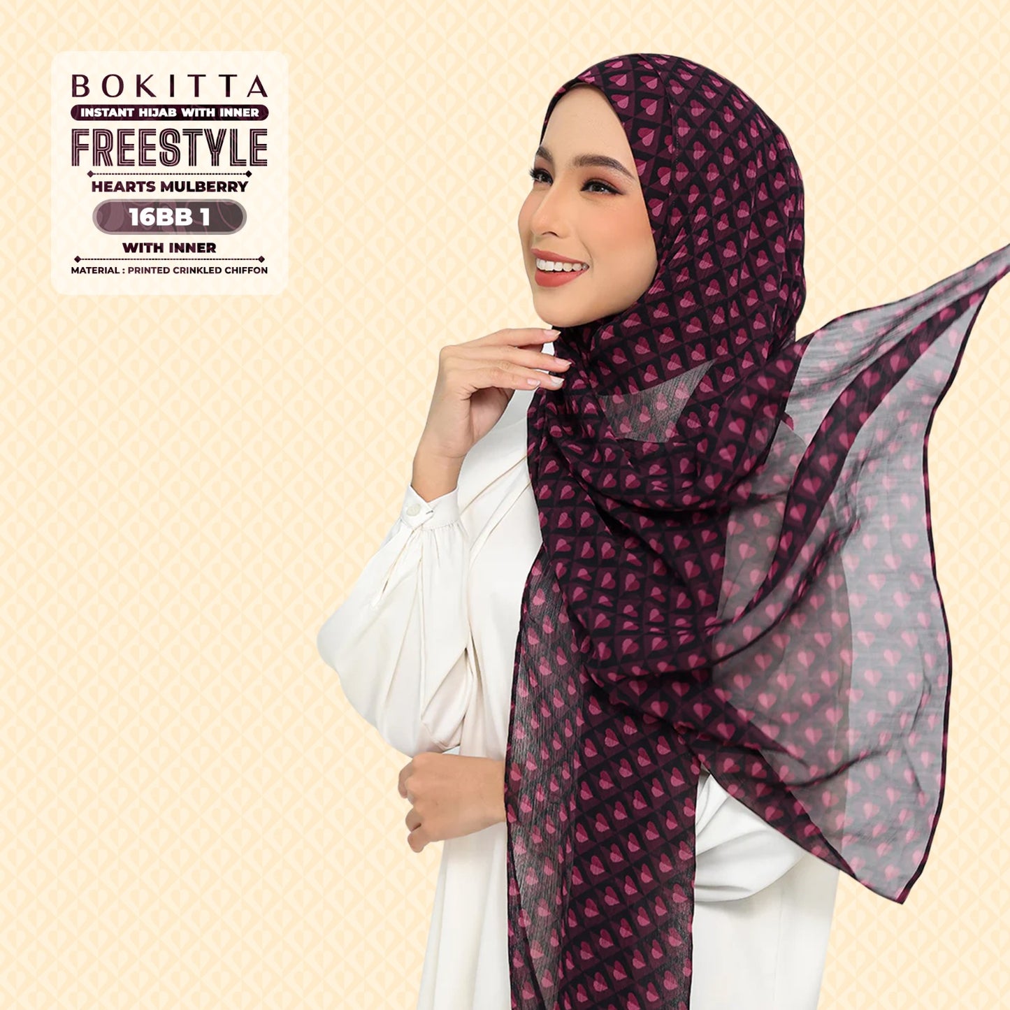 Bokitta Inspired Hearts Mulberry Collection - Free Box (16BB1)