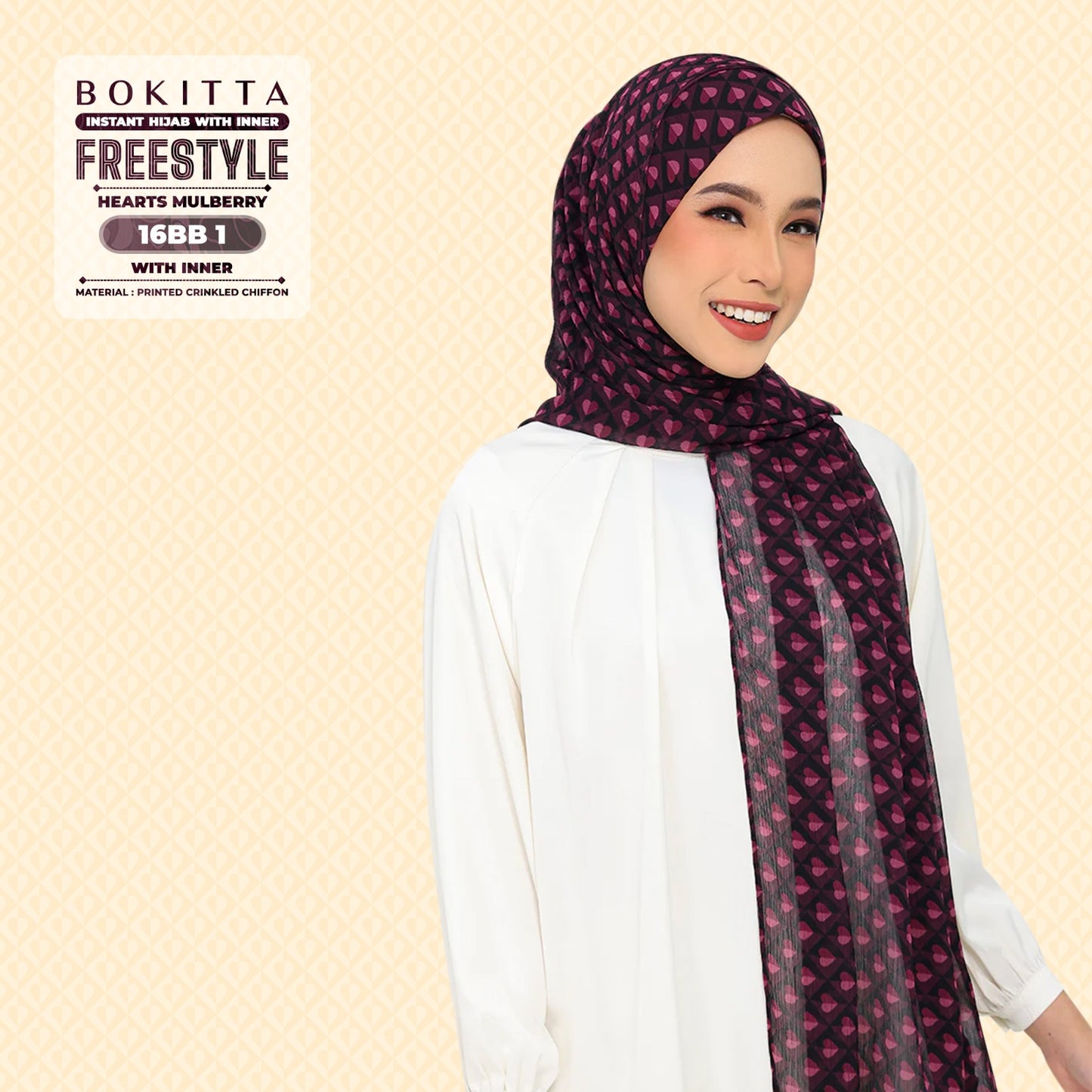 Bokitta Inspired Hearts Mulberry Collection - Free Box (16BB1)