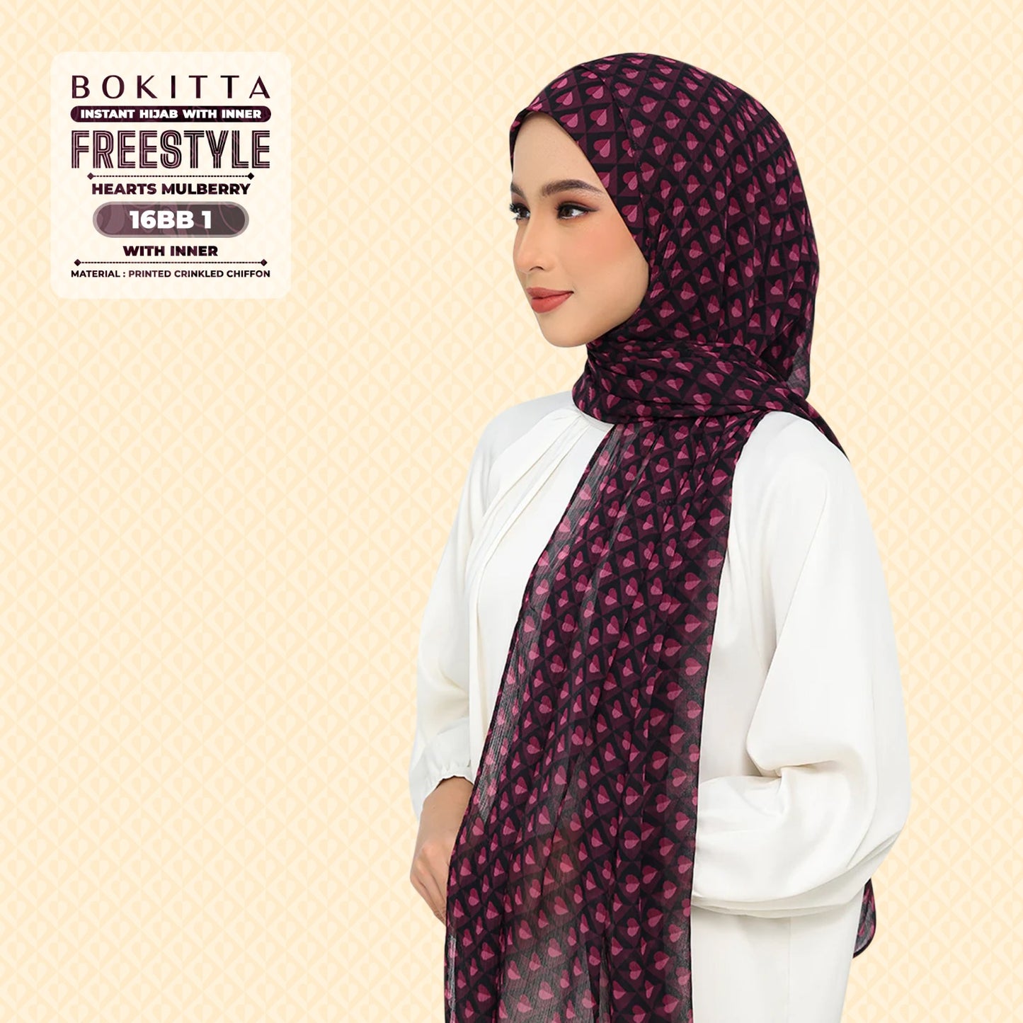 Bokitta Inspired Hearts Mulberry Collection - Free Box (16BB1)