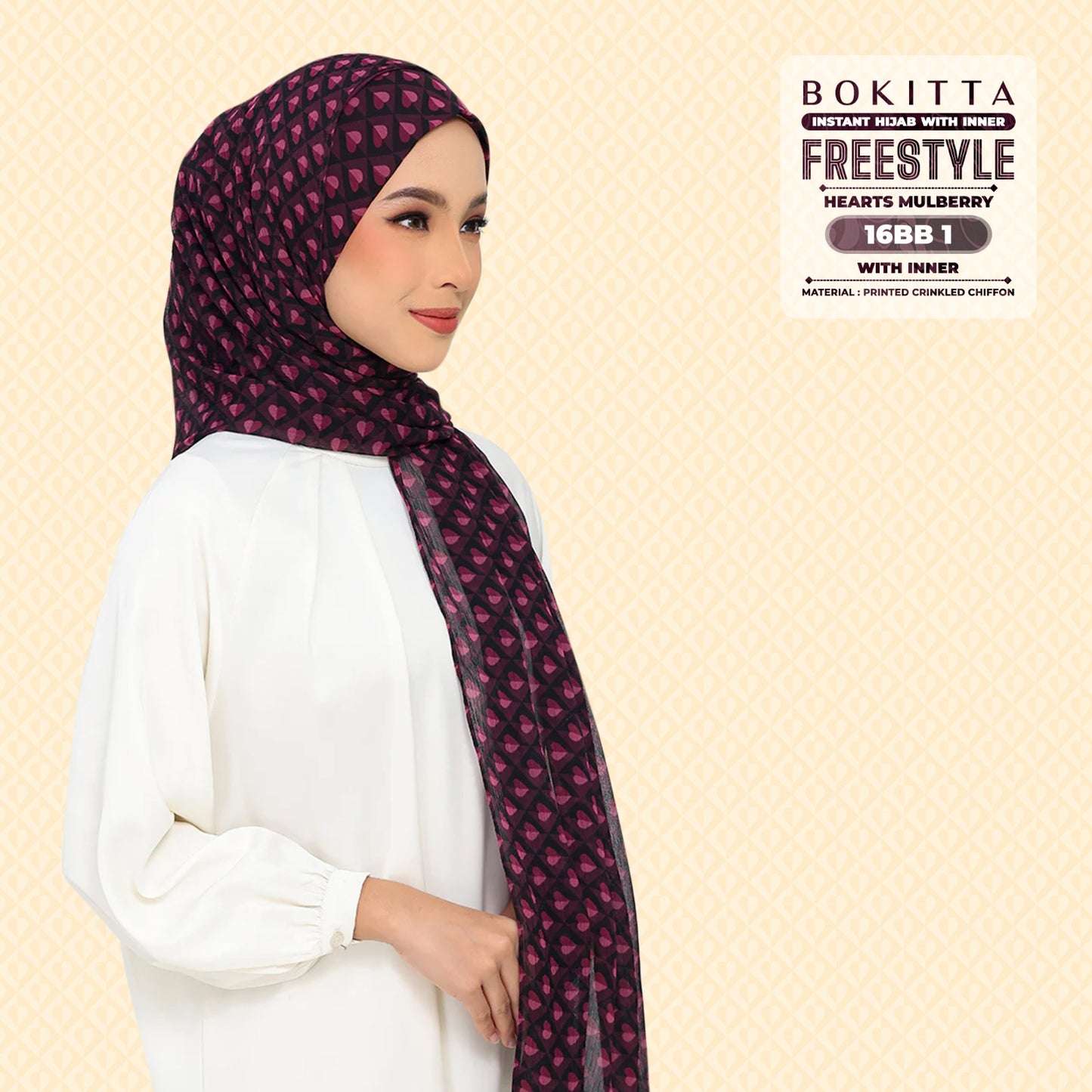 Bokitta Inspired Hearts Mulberry Collection - Free Box (16BB1)