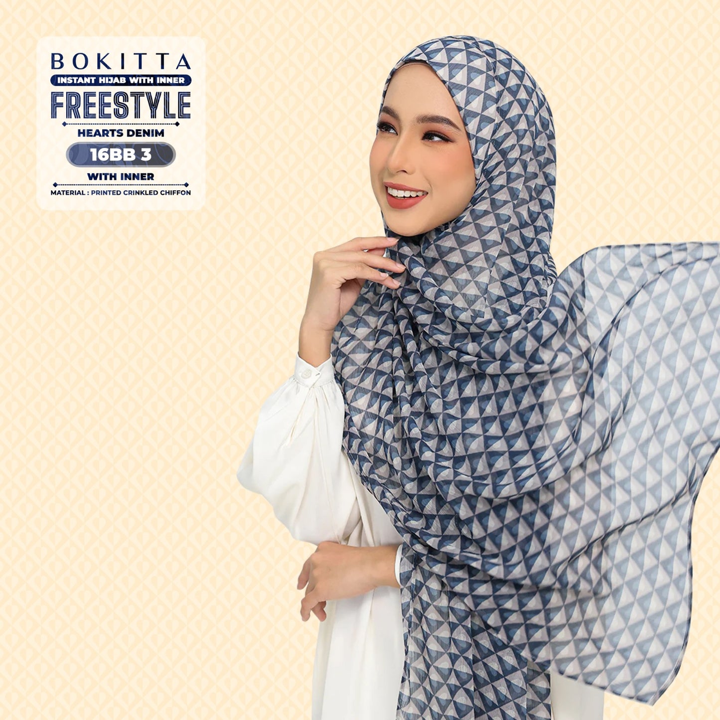 Bokitta Inspired Hearts Denim Collection - Free Box (16BB3)