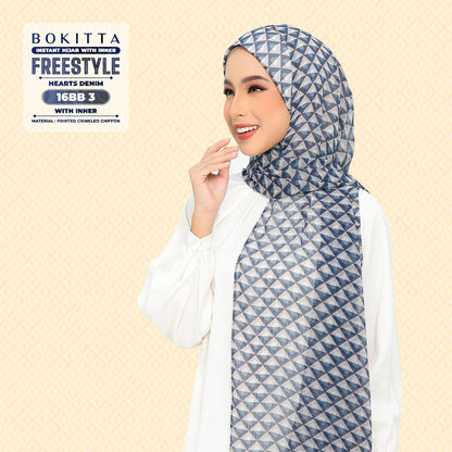 Bokitta Inspired Hearts Denim Collection - Free Box (16BB3)