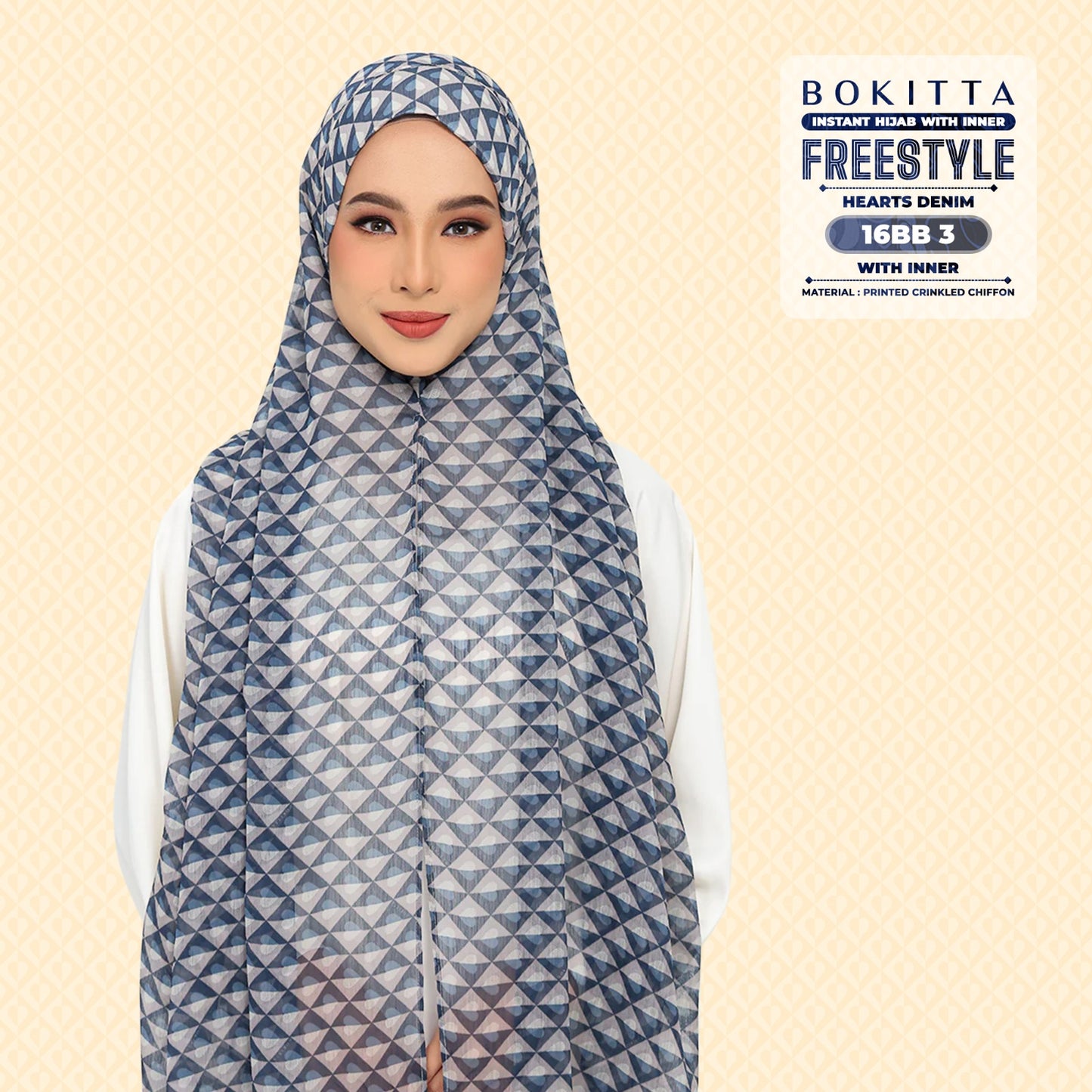 Bokitta Inspired Hearts Denim Collection - Free Box (16BB3)