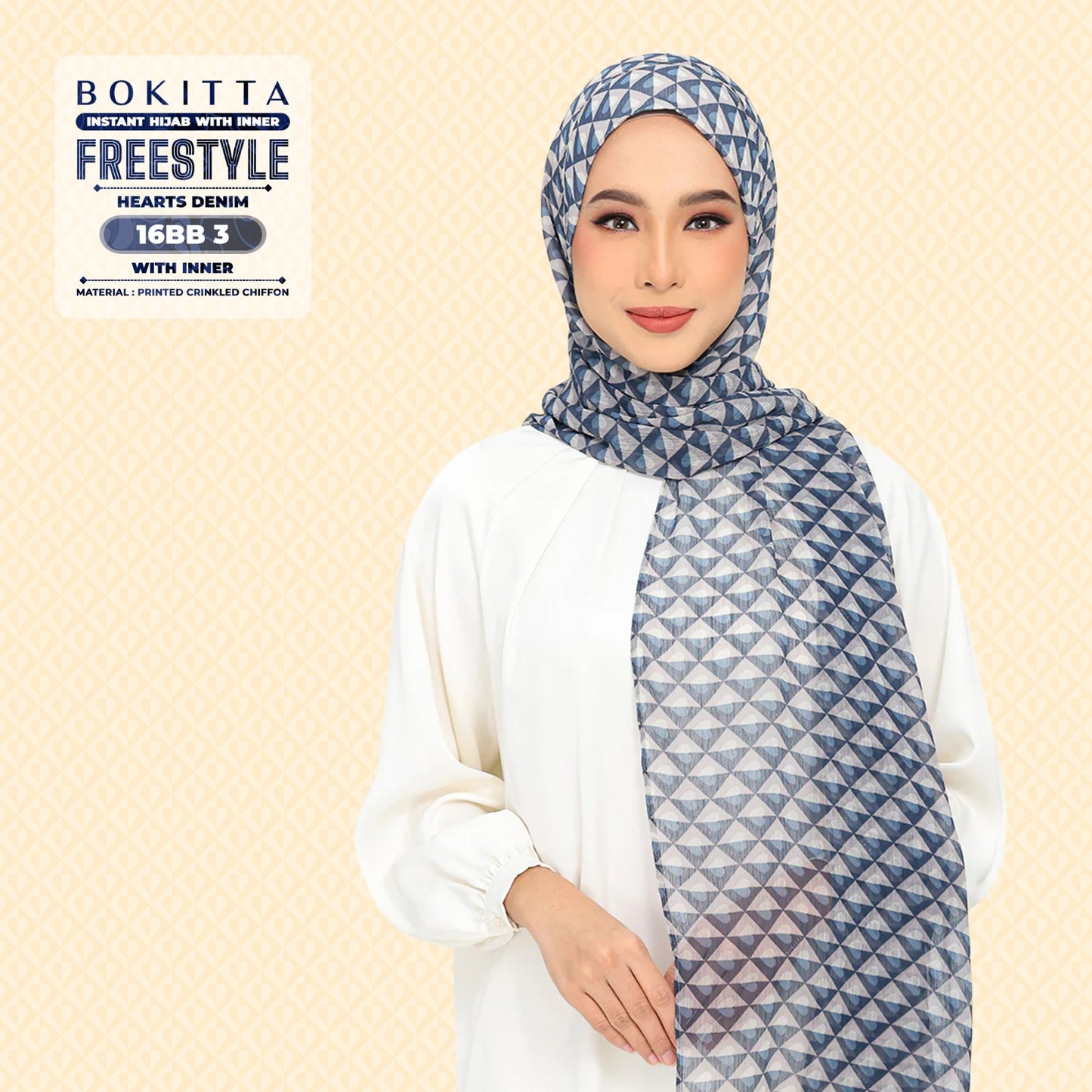 Bokitta Inspired Hearts Denim Collection - Free Box (16BB3)
