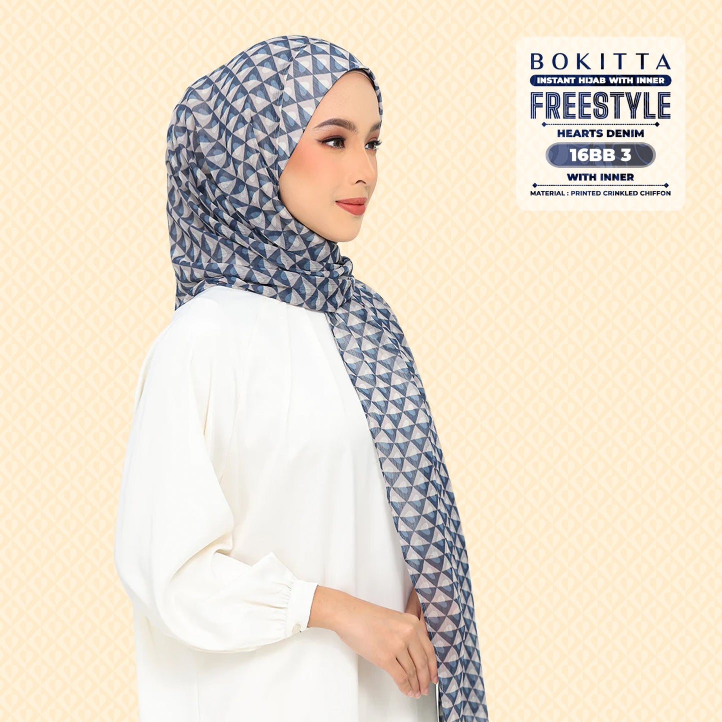 Bokitta Inspired Hearts Denim Collection - Free Box (16BB3)