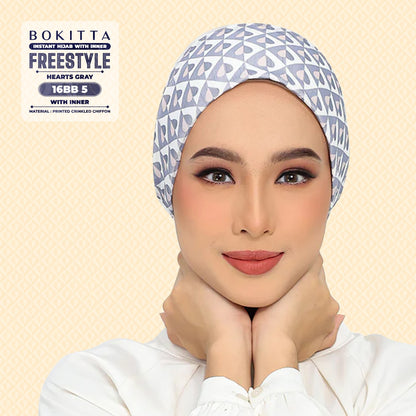 Bokitta Inspired Hearts Gray Collection - Free Box (16BB5)