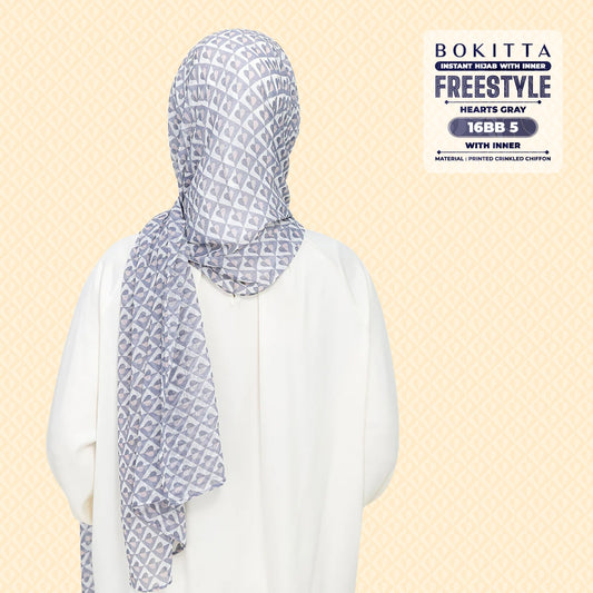Bokitta Inspired Hearts Gray Collection - Free Box (16BB5)