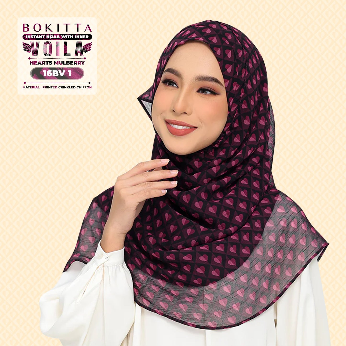 Bokitta Inspired Hearts Mulberry Collection - Free Box (16BB1)