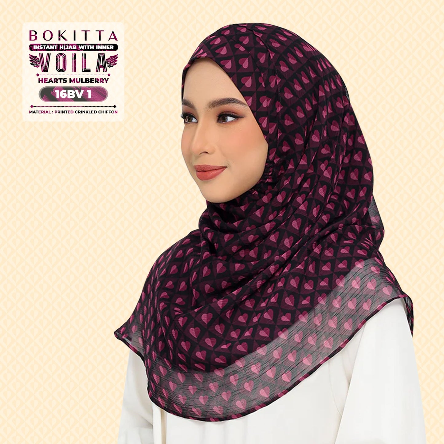 Bokitta Inspired Hearts Mulberry Collection - Free Box (16BB1)