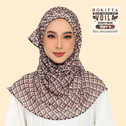 Bokitta Inspired Hearts Beige Collection - Free Box (16BB2)