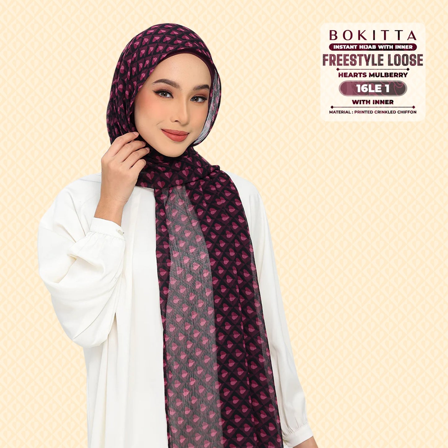 Bokitta Inspired Hearts Mulberry Collection - Free Box (16BB1)