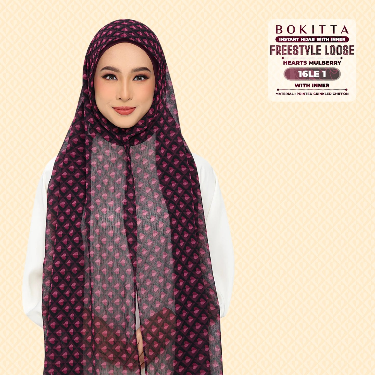 Bokitta Inspired Hearts Mulberry Collection - Free Box (16BB1)