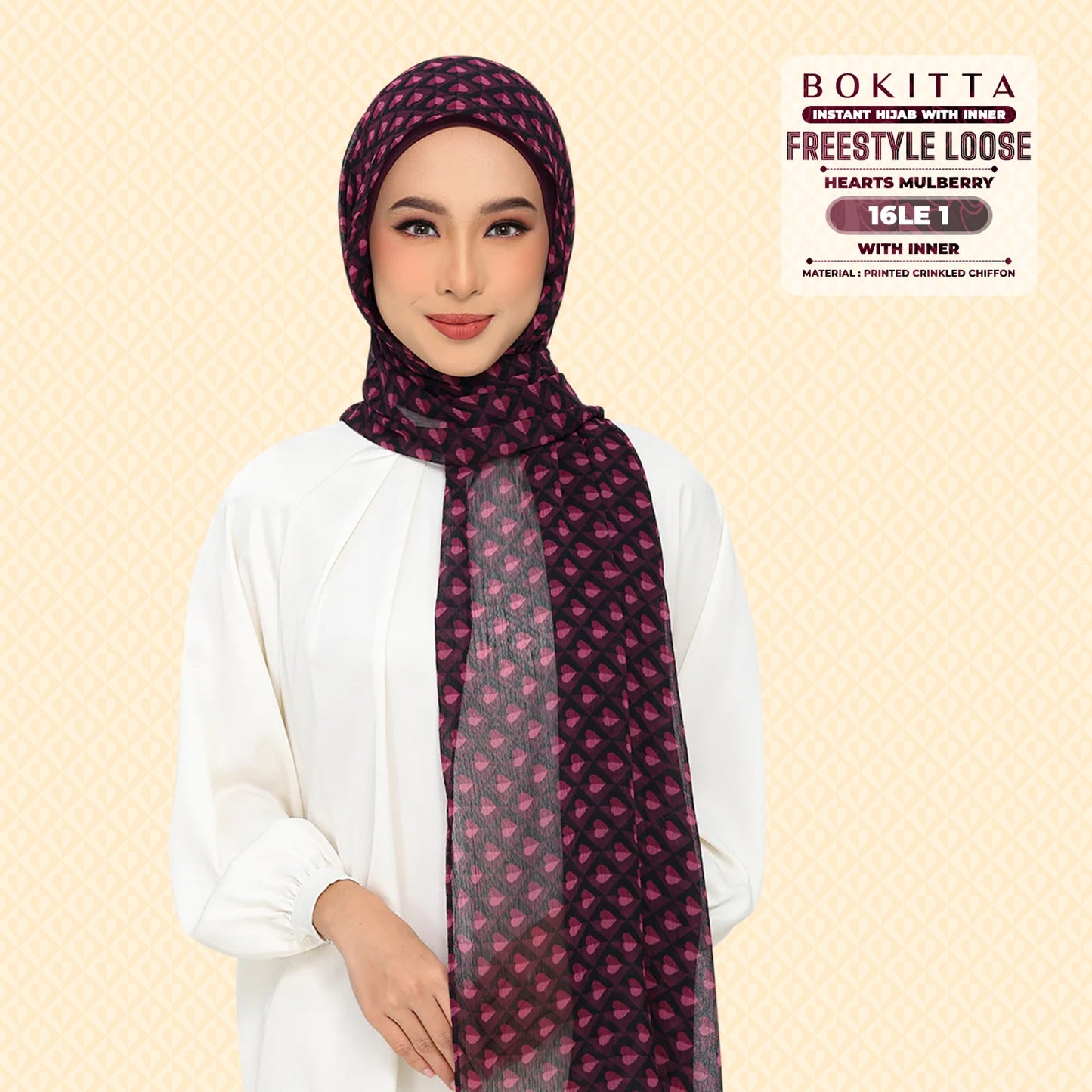 Bokitta Inspired Hearts Mulberry Collection - Free Box (16BB1)
