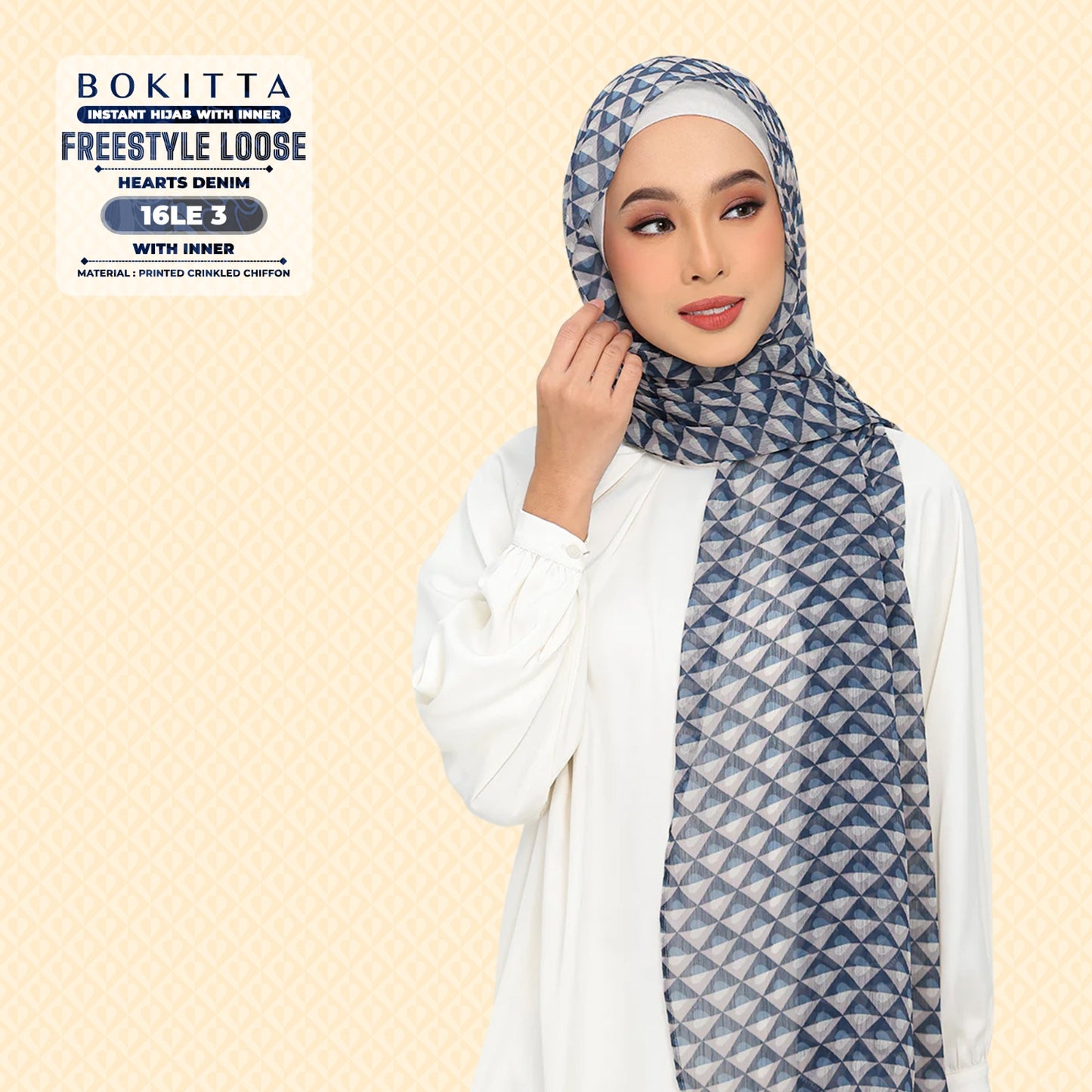 Bokitta Inspired Hearts Denim Collection - Free Box (16BB3)