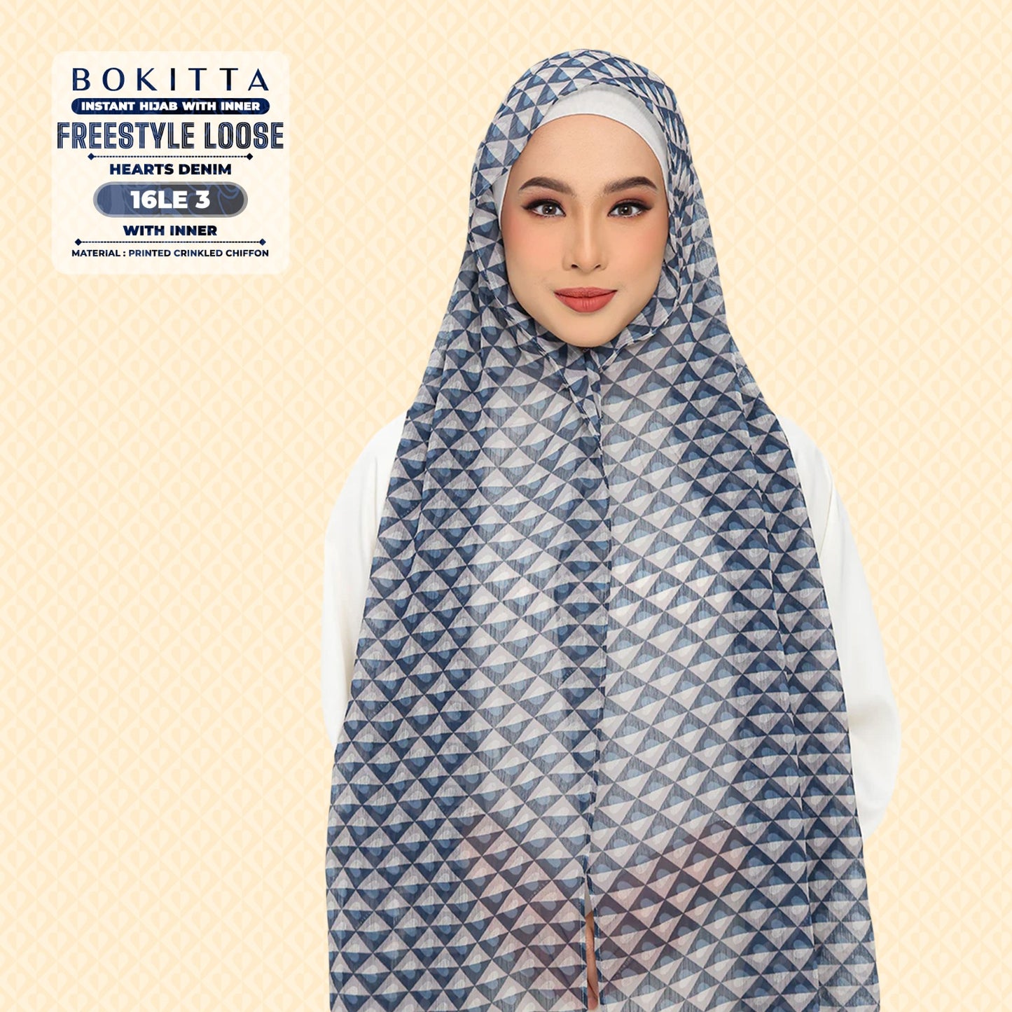 Bokitta Inspired Hearts Denim Collection - Free Box (16BB3)