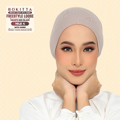 Bokitta Inspired Hearts Red Black Collection - Free Box (16BB4)