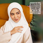 Naelofar inspired Easyon Pleated Crystal  Twist Instant Plain Collection (1NA)