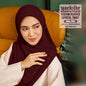 Naelofar inspired Easyon Pleated Crystal  Twist Instant Plain Collection (1NA)