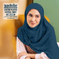 Naelofar inspired Easyon Pleated Crystal  Twist Instant Plain Collection (1NA)