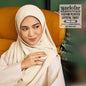 Naelofar inspired Easyon Pleated Crystal  Twist Instant Plain Collection (1NA)