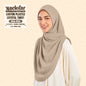 Naelofar inspired Easyon Pleated Crystal  Twist Instant Plain Collection (1NA)
