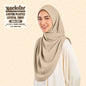 Naelofar inspired Easyon Pleated Crystal  Twist Instant Plain Collection (1NA)
