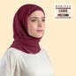 Bokitta Inspired Plain Collection In Maroon - Free Box