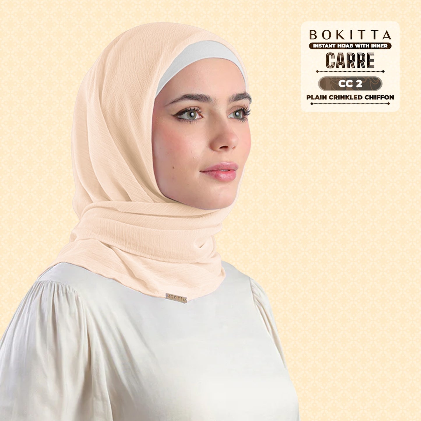 Bokitta Inspired Plain Collection In Peach - Free Box