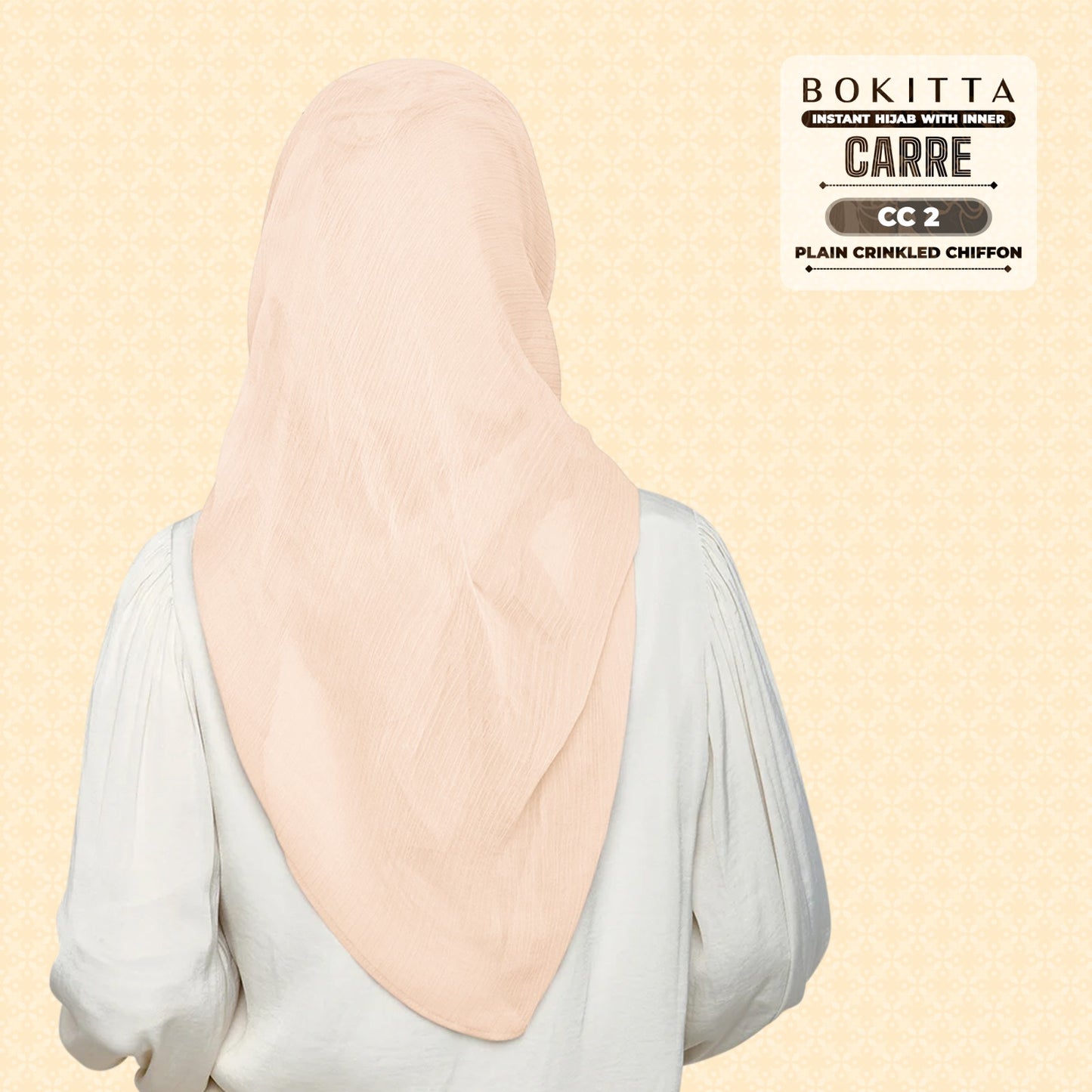 Bokitta Inspired Plain Collection In Peach - Free Box