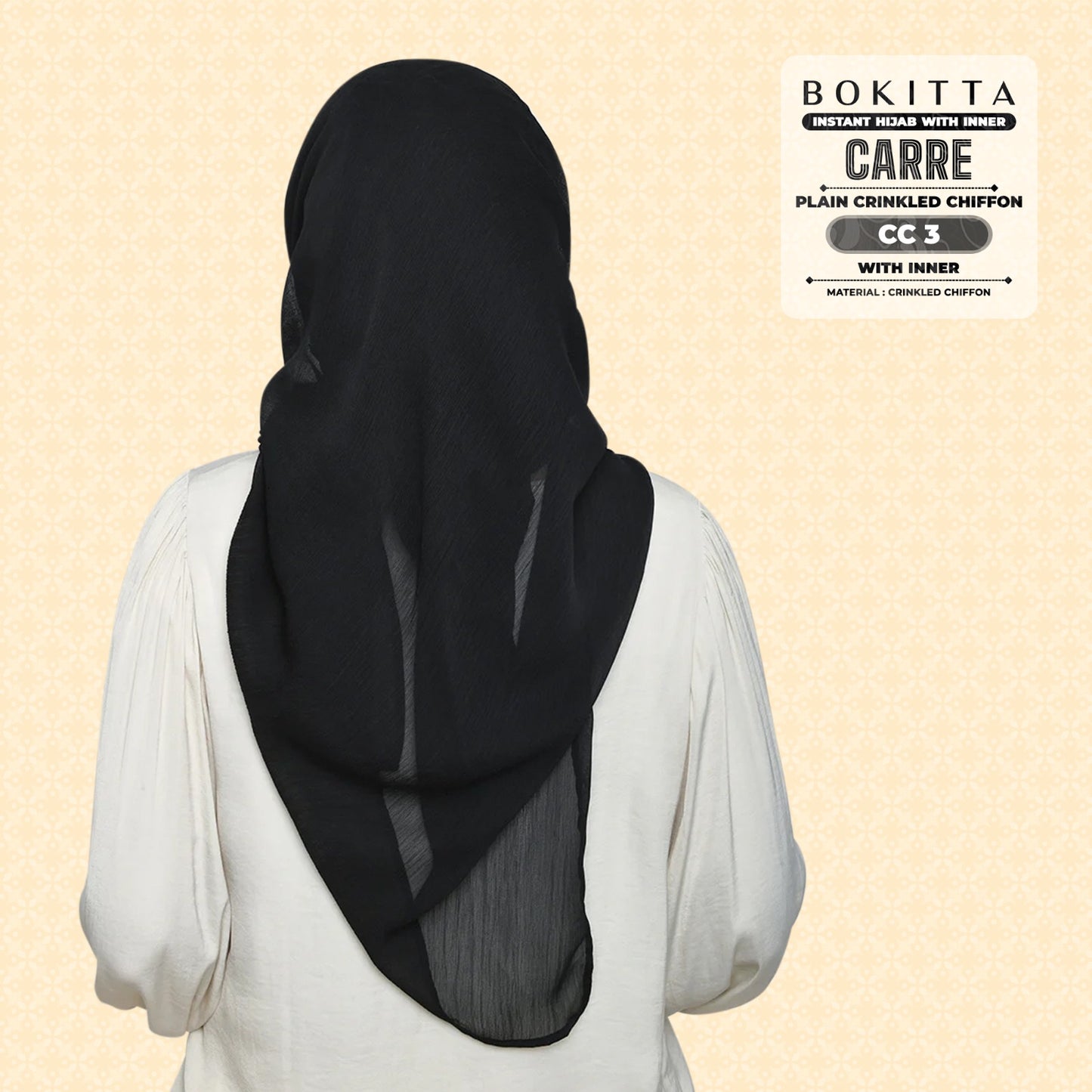 Bokitta Inspired Plain Collection In Black - Free Box