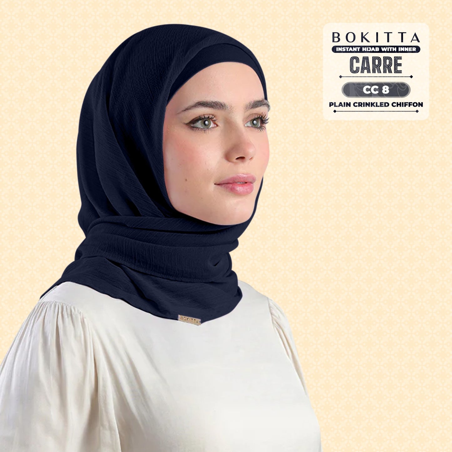 Bokitta Inspired Plain Collection In Navy - Free Box
