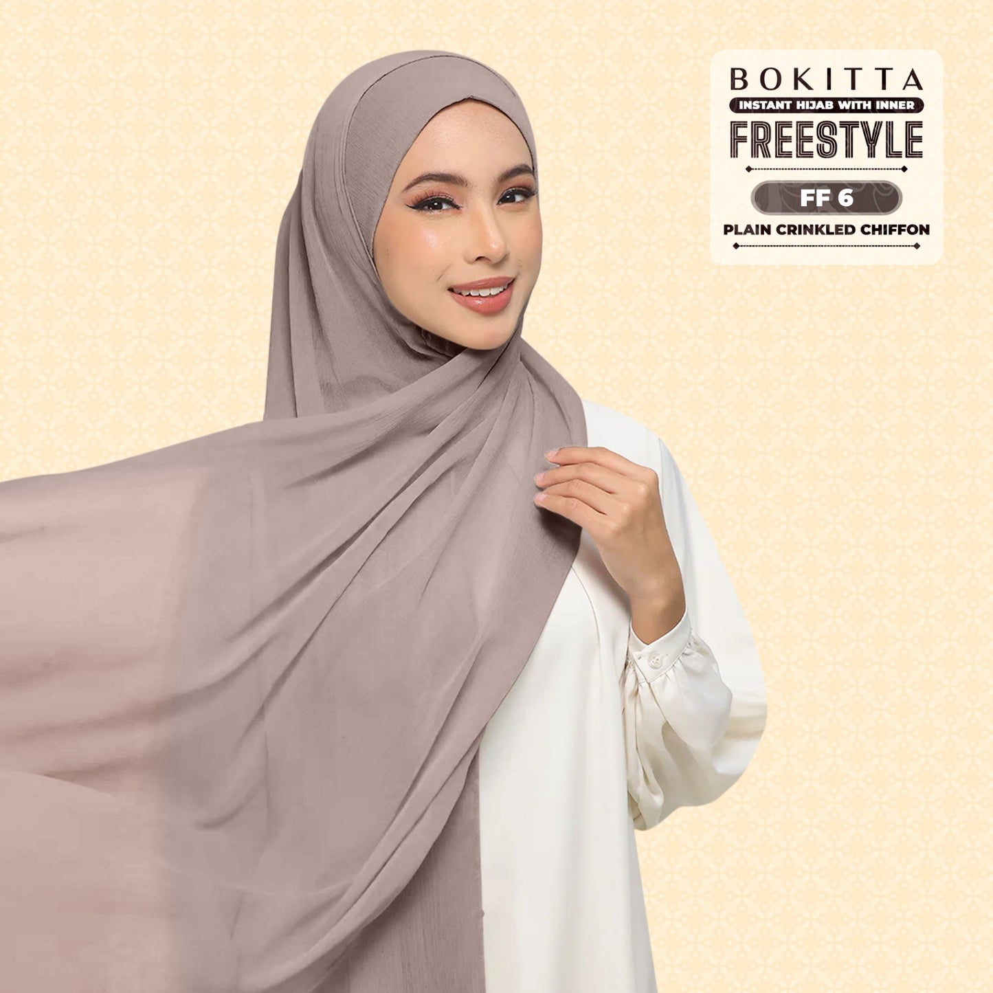 Bokitta Inspired Plain Collection In Mauve - Free Box