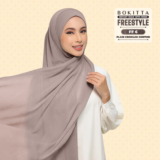 Bokitta Inspired Plain Collection In Mauve - Free Box