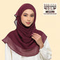 Bokitta Inspired Plain Collection In Maroon - Free Box