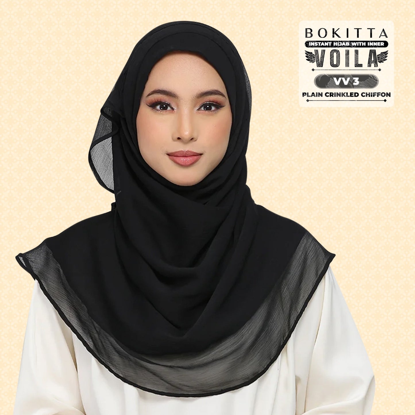 Bokitta Inspired Plain Collection In Black - Free Box
