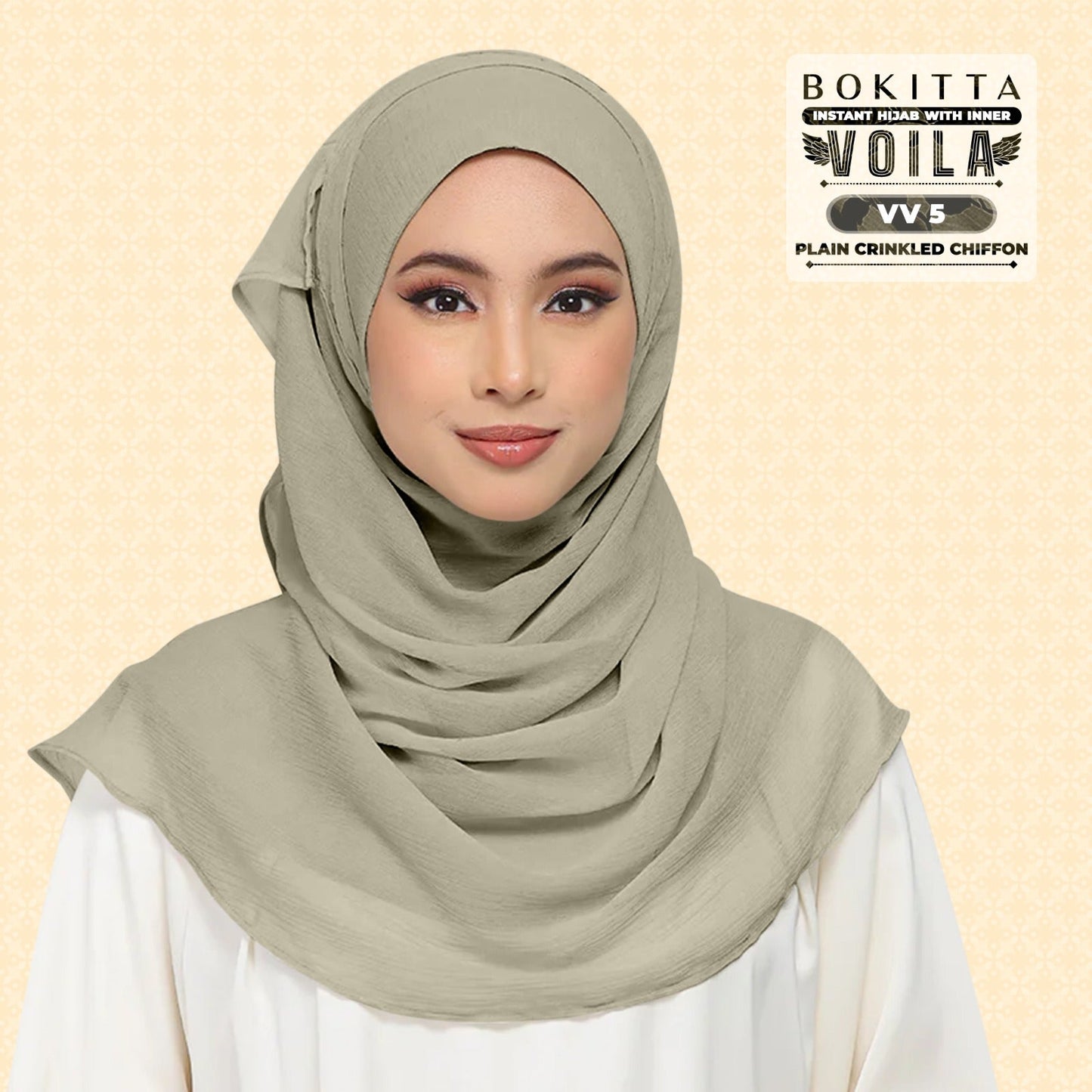 Bokitta Inspired Plain Collection In Olive - Free Box