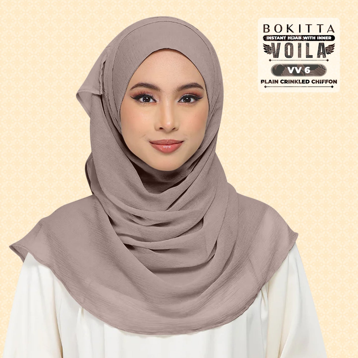 Bokitta Inspired Plain Collection In Mauve - Free Box