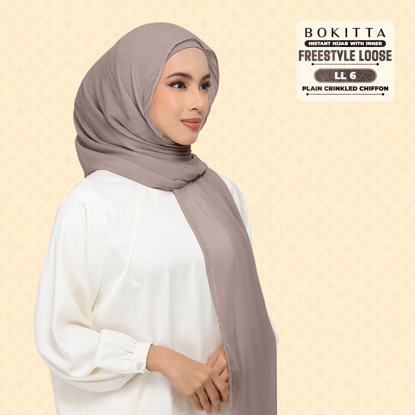 Bokitta Inspired Plain Collection In Mauve - Free Box