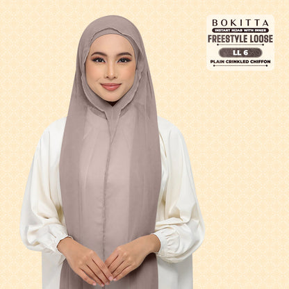 Bokitta Inspired Plain Collection In Mauve - Free Box