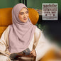 Naelofar inspired Easyon Pleated Crystal  Twist Instant Plain Collection (1NA)
