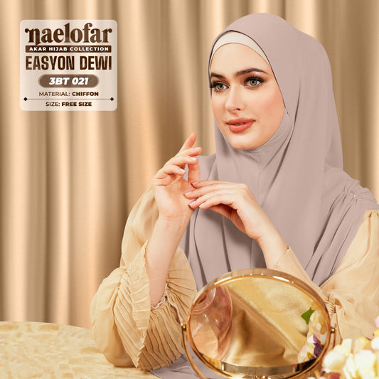 Naelofar Inspired Easyon Dewi Instant Plain Collection (3BT)