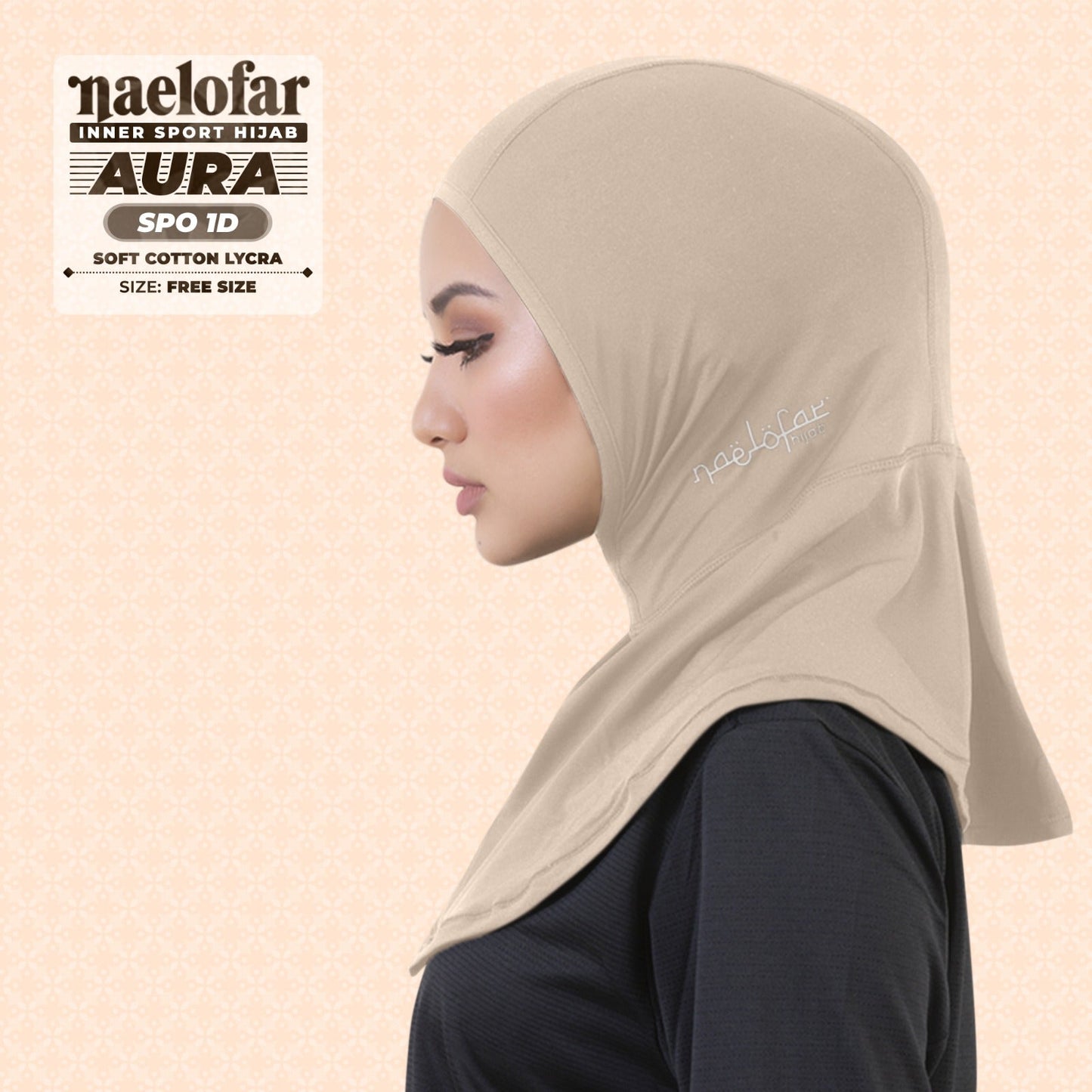 Naelofar Aura Instant Plain Sport Hijab