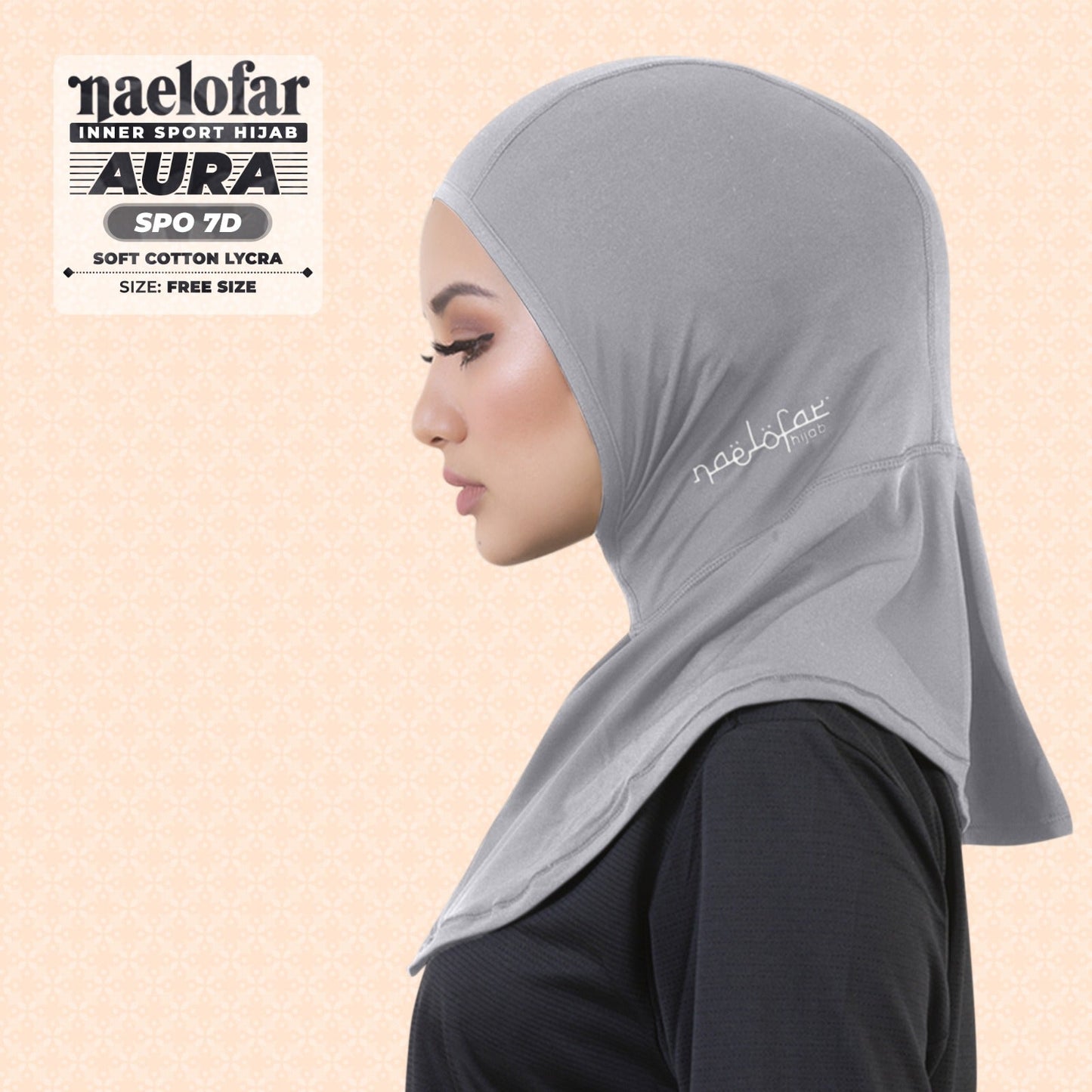 Naelofar Aura Instant Plain Sport Hijab