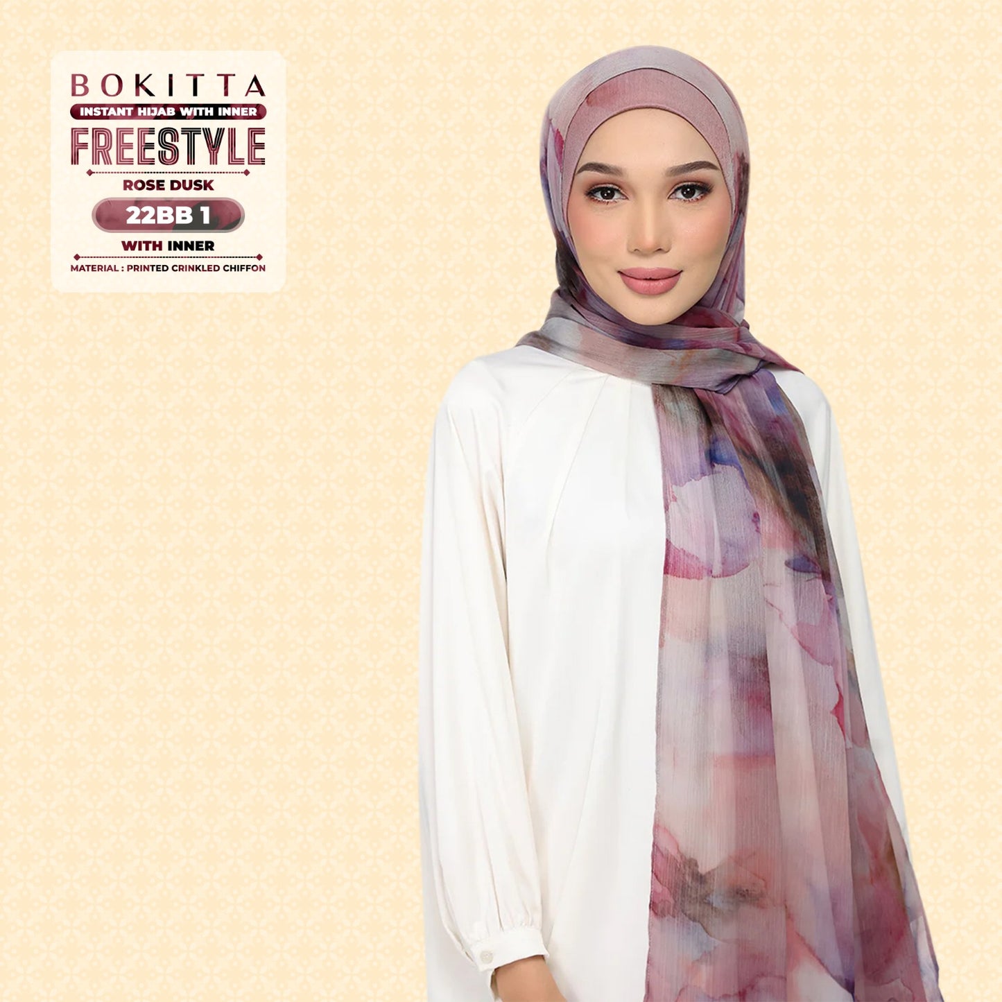Bokitta Inspired Watercolor Rose Dusk Collection - Free Box
