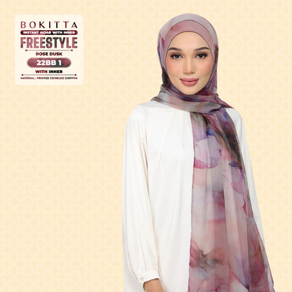 Bokitta Inspired Watercolor Rose Dusk Collection - Free Box