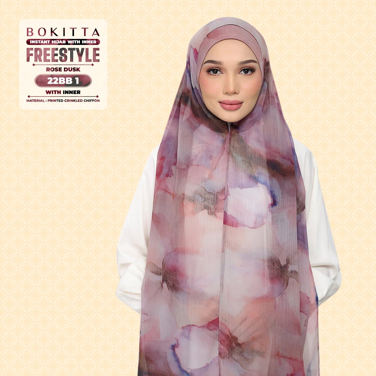 Bokitta Inspired Watercolor Rose Dusk Collection - Free Box