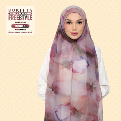 Bokitta Inspired Watercolor Rose Dusk Collection - Free Box