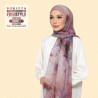Bokitta Inspired Watercolor Rose Dusk Collection - Free Box