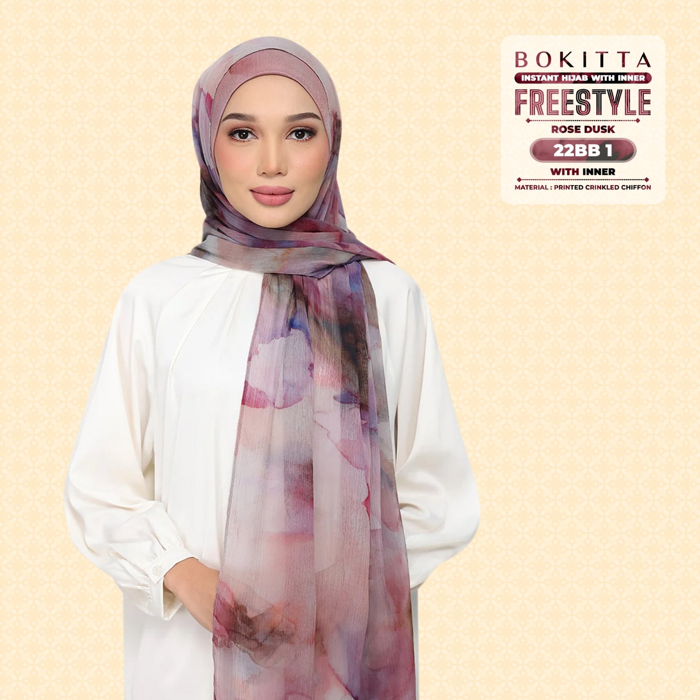Bokitta Inspired Watercolor Rose Dusk Collection - Free Box
