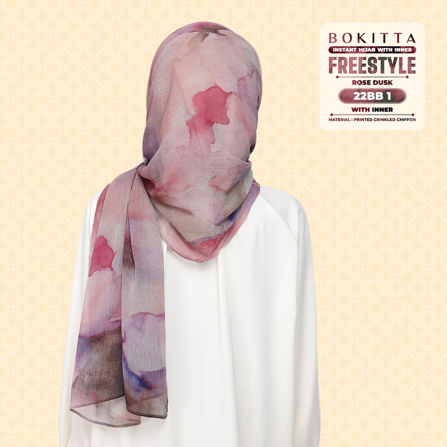 Bokitta Inspired Watercolor Rose Dusk Collection - Free Box